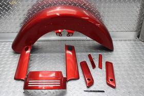 7811574 Harley-davidson 2018 Road Glide Fltr Red Front Wheel Fender With Rear Trim