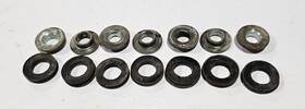 11474 Harley-davidson 7882 Set Of 8 Eight Tee Washer And Grommets