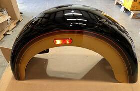 83000053ezc Harley-davidson Flhtcutgse Tri-glide Cvo Trike Left Rear Fender Tobacco Fade 8300053ezc
