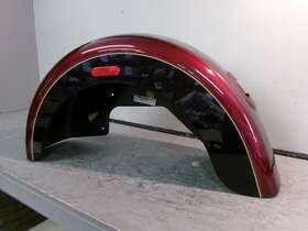 83000054dti Harley Davidson 2009-2022 Hd Tri-glide Trike Left Rear Fender Used Red Cracked -