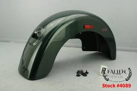 83000141 Harley-davidson Crack 2019 Tri Glide Back Rear Right Fender Kinetic Green #4089