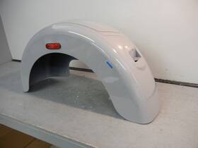 83000226eyk Harley-davidson 2023 Hd Road Glide 3 Left Rear Fender Scratched Billiard Gray Used