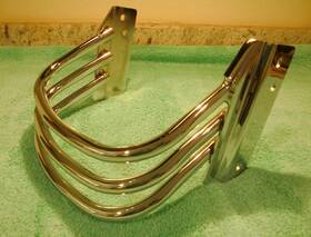 91019-92a Harley-davidson Chrome Triple Rail Fender Trim Evo Era Flt/flht/flhr
