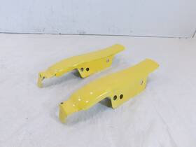 91418-05bsf Harley-davidson Road King And Electra Glide Yellow Rear Fender Saddlebag Filler Strips