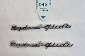 91582-50 Harley-davidson Fender Script Panhead Hydra Glide Chrome