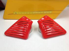 95700-04bn Harley-davidson Oem Vrod V-rod Racing Orange Paint Louvered Side Neck Covers