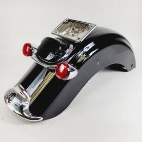 B-71-79 Harley-davidson Genuine 09-23 Touring Road King Ultra Vivid Black Rear Fender W Pinstripe