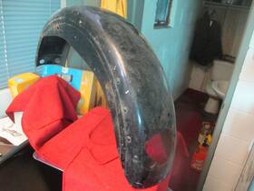 060425 Harley-davidson F11618 Sportster Steel Rear Fender Xlch Xlh 1972 And Earlier