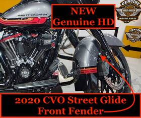 P58900116eml Harley-davidson 18256 Oem 2020 Cvo Street Glide Front Fender Landmark Lv Smoky Gray/black Hole