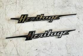 P61400415 Harley-davidson P61400513/p61400415 New Oem Heritage Softail Front Fender Emblem Set Right And Left