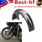 Hf1377964ar2 Gloss Black Wrap Front Fender For Harley Touring Electra Street