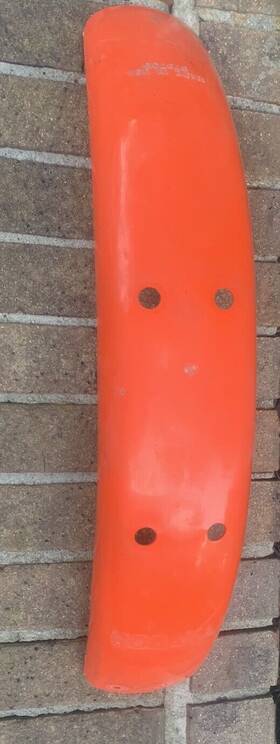 978730 Hodaka Front Fender Super Rat Model 98 97 Oem 100 125 Combat Plastic #
