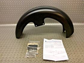 504032 Hogworkz 14-25 Harley Davidson Touring 19 Inch Rim Denim Black Wrapped Front Fender