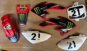 17545-gel-a30za Honda 2004 - 2021 2007 Crf50f Crf 50 Oem Complete Plastic Plastics Set Graphics