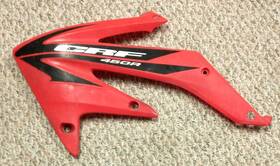 19035-menf-7300 Honda Crf450 Crf450r Left Gas Tank Shroud Side Cover Oem 05-08