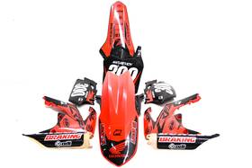 19071-men-306za Honda 11 Crf450r Complete Front Rear Side Number Panels Fenders Set
