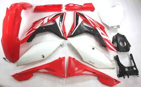 19071-mke-aa0 Honda 2020 Crf450r Oem Plastic Fenders With Graphics See Noted