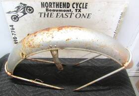 61100-283-000 Honda 65-67 Super Sport Cb450 K0 Front Wheel Fender Oem Ff571