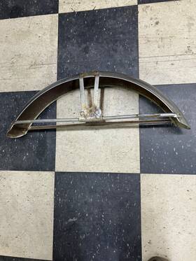 61100-286-671 Honda Cb350 Cl350 1968-1969 Chrome Front Fender Oem Ahrma Used
