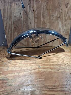 61100-377-0000 Honda Cb350 Front Fender Bracket Oem 1973 Cb 350 Mud Guard