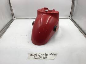 Honda 61100-get-670zd Oem 2005 Metropolitan Chf50 Front Fender Jolly Red Cracked
