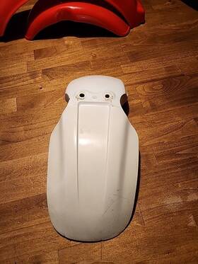 61100-gw8-670za Honda 88-99 Z50r Z50 Z 50 Oem White Front Fender