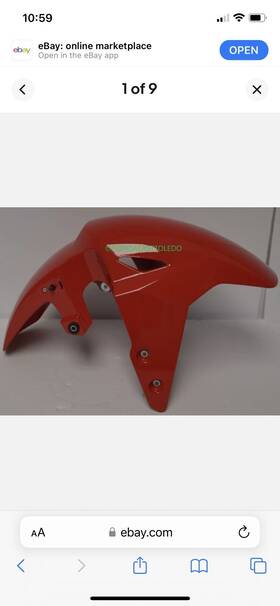 61100-k26-b00zc Honda 61100-k26-b00zb Oem Front Fender Pearl Valentine Red 17-18 Grom 125
