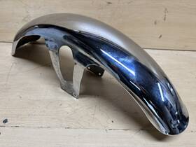 61100-kb4-000 Honda 1982 Cm250 C Custom 82 83 Oem Chrome Front Fender Tire Hugger