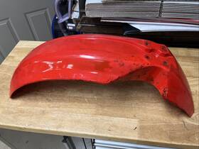 61100-kn5a-6700 Honda Oem Xr600r Xr350r Front Fender Flash Red 1985-1986