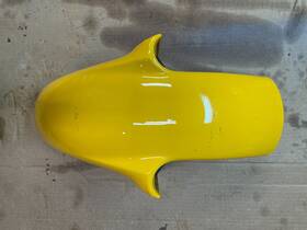 61100-mb-0000 Honda Front Fender 2001 Vfr800fi Yellow Used Oem Scratched