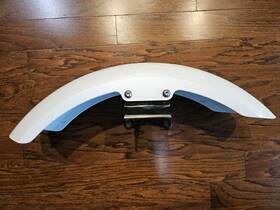 61100-mcl-000zd Honda 2001-2007 Shadow Spirit 750dca Front Fender Pearl Crystal White With Brace