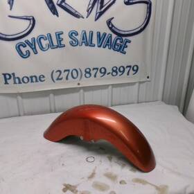 61100-meg-a10zd Honda 2003 Shadow Spirit 750 Vt750dc Oem Orange Front Wheel Fender