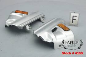 61102-mca-s400 Honda 2012 Goldwing Gl1800a Front Fender Side Fork Cover Set Force Silver #4155