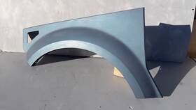 74165-scva Honda 2003-2006 Element Front Left Fender Plastic Cover Panel Blue Oem