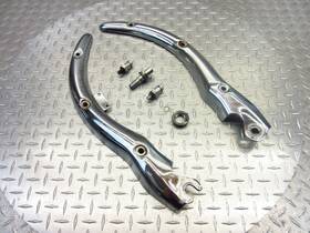 77340-mba-000 Honda 77330-mba-000 2001 98-03 Vt750 Shadow Deluxe Oem Fender Chrome Strut Rails Hardware Lot