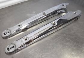 77330-meg-900 Honda 04-09 Shadow Aero 750 Vt750c Rear Fender Chrome Frame Cover Brackets Set