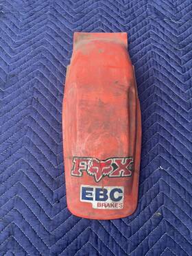 80100-gc4-700za Honda 1983 Cr80r Rear Fender Flash Red #80100-gc4-700za