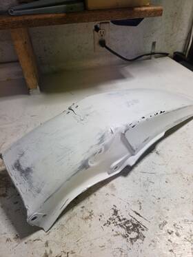 80100-kz3-b00za Honda Cr250 Rear Fender