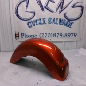 Honda 80100-mba-661-26 1998-03 Shadow Ace 750 Oem Orange Rear Back Wheel Fender Mud Guard