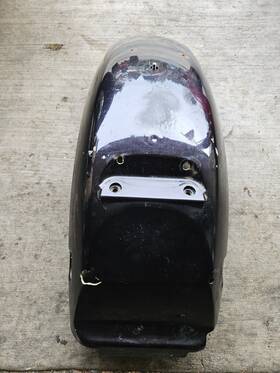 80110-mcr-a10 Honda 2001-2007 Shadow Spirit 750 Vt750 Black Rear Wheel Fender Mud Guard