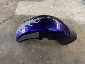 80110-mea-670zm Honda Shadow Vtx1300 S Vtx 1300 1800 03 04-09 Oem Blue Rear Fender Tire Hugger