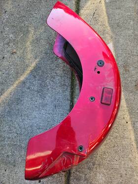 80110-meg-a40zg Honda 15-16 Shadow 750 Vt750 Rear Wheel Fender Mud Guard Red