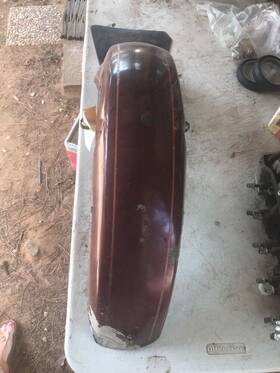 831100ff Honda Gl1100 Front Fender Used Oem Small Crack 1983