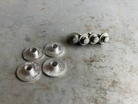 90512-kz4-j20 Honda 04-21 Crf250r Oem Front Wheel Fender Cowl Fairing Hardware Bolts 064