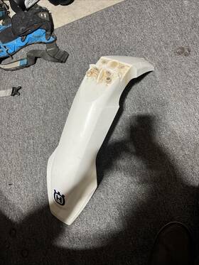 8494 Husqvarna Original Oe 2019 Te250i Front Fender White Oem Factory