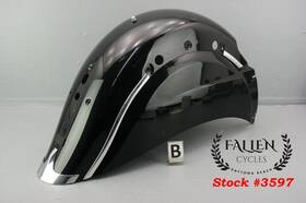 1024389-266 Indian 2015 Chieftain Back Rear Fender Assembly Thunder Black