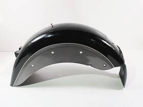 89-301 Indian 2002 Spirit Deluxe Rear Fender Black Silver - Bent