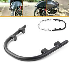 Kabusikikaisya-kawausa 612075795882 Front Fender Bumper Guard Mudguard Crash Bar Bracket For Piaggio Gts300 Steel Us