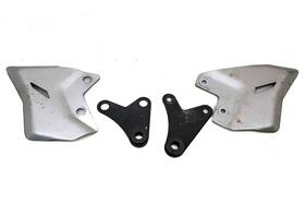 11057-0476 Kawasaki 19 Ninja 650 Abs Heel Guard Covers And Foot Rest Bracket Support Plates