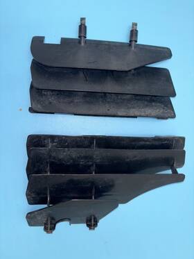 14037-1282-6d Kawasaki 2009 09-13 Kx85 Kx100 Screen Lh Rh Black
